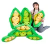 Mixtoy Whole 40cm pea pod doll toy store Gift big peas plush toy Valentine039s day sleeping pillow3193891