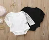 Baby Girl Romper Lace Sleeve Infant Girls Jumpsuits Personalized Toddler Bodysuits Designer Newborn Climbing Clothes Baby Clothing3110899