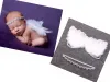 5set Couture Fairy Baby Angel Baby White Wing i Baby Rhinestone Pałą na głowę Piękny noworodka chrzest włosów Photo Prop bj