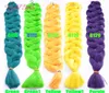 82-дюймовые Jumbo плетение волос, вязаные крючком косички Xpression, плетение волос для наращивания, синтетические волосы для коробочных косичек, 165 г Marley 8351811