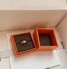 Designer ring voor vrouwen Pig Nose Ring 18k high-end Nieuwe V Gold CNC Prachtige gesneden ketting Premium Sense Hollow Dames Veelzijdig
