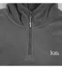 Mens Fleece Hooded Pullover Soft Hoodies Fashion Casual Hip Hop 24ss Grey Black