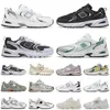 New Ballance 530 Running Shoes for Mens Women Platform Sneakers White Nightwatch Green Metallic Silver Designer MB530 BB530 Athletic Trainers Sports 36-45