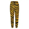 Spodnie damskie Tiger Drukuj Spring Gold Animal Stripes Retro Joggers Woman Harajuku Design Design Design