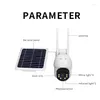 Kamery IP nie ma potrzeby ładowania słonecznego na zewnątrz kamera monitorująca bezprzewodowa 360-stopniowa telefon komórkowy zdalny noktowi widzenie dostawa se dhuox