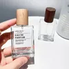 50 ml vierkante glazen parfumflesje Transparante spuitfles Verpakkingsfles kan worden bijgevuld met verstuiver reiscosmeticacontainer 230106