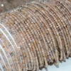 Loose Gemstones Natural Mixed Color Sunstone Faceted Rondelle Beads 1.8mmx2.2mm