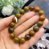 Link Armbanden Natuurlijke Alashan Agaat Armband String Charms Strand Prachtige Sieraden Gift Healing Crystal Energy 1pcs 11MM