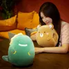 Oreiller à mains d'animaux de dessin animé en peluche de 30cm, avec trous, chaud d'hiver, Ultra doux, cochon, chat, poussin, Dino, cadeau pour enfants, 240105