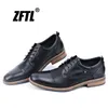 ZFTL Men Dress Dress Genuine Leather Man Oxford Big Size Male Sapatos de negócios casuais formais 048 240106