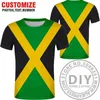 T-shirt bandiera nazionale GIAMAICA T-shirt popolare JAMAICA Moda stile etnico Sport casual Harajuku T-shirt allentata Top vestiti X0602