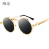 dhgate sonnenbrille männer 8478 Neue Punk Stil Männer Trendy Frühling Metall Objektiv Beine Personalisierte Frauen Reflektierende Sonnenbrille 8827