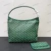 2024 NOWOŚĆ TOTEBAG 10A Wysokiej jakości torba na zakupy skórzana torba z portfelem PM GM Uchwyt karty Crossbody Tote Greenblue Classic torebka Houndstooth Canvascalfskin