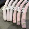 Hangers Hanger Adult Style 39cmHandmade Flower Color Embroidery Vintage Sponge Seamless Pink Non-Slip High-End Home Wardrobe Storage 1Pc