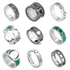 Ringen Emaille Band Ringen voor Mannen Designer Snake Skull Ring Maat 511 Vrouwen Sieraden Bloem 925 Zilveren Paar Ringen Luxe in elkaar grijpende G C