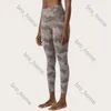 Luxe Lululemom Leggings Cano Camo Girls met zakken Designer Pant Yoga High Taille 28 Pink Sport Gym Wear Legging Classic Elastic Fitness Lady Sexy strakke set 379