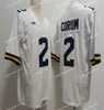 "Aidan Hutchinson" Blake Corum "Maillot de football du Michigan" J.J. McCarthy '' Tom Brady '' Wolverines du Michigan