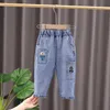 Pantalons en jean pour bébés garçons et filles, pantalons décontractés avec dessin animé pour enfants de 1 2 3 4 ans, 240106