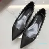 Design élégant femme chaussures en cuir avec chaussure plate fête et chaussures plates quotidiennes femmes dames chaussures habillées femmes