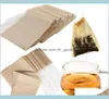 Coffee Tools Drinkware Kitchen Dining Bar Home Garden 100Pcslot Disposable Filter Bags Dstring Empty Bag For Loose Leaf Tea With N1615867