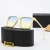 2024 New Fashionable Large Frame Square Color Film Sunglasses Male and Female Couple Sunglasses Driving Slim Sunglasses