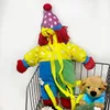 45cm Circus Clown Plush Backpack Soft Toy Cartoon Soft Stuffed Joker Doll Bag Cute Soft Schoolbag Girls Boys Kids Holiday Gifts 240105