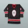 Movie Man Hockey JASON VORHEES 13 FRIDAY THE 13TH BLACK J.cole 14 Forest Hills Dr. 14 Will Smith BEL-AIR(BEL AIR) Jersey Embroidery Yellow W TH