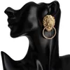 Boucles d'oreilles pendantes en alliage pour femmes, bijoux à breloques Lion, nouveauté, accessoires de Collection, goutte M0812