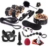 Kits de bondage BDSM jouets sexy menottes pour femme plug anal Gag vibrateur accessoires érotiques féminins sexulaes jouets pour adultes 18 240105