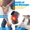 Thermal Knee Massager Electric Wireless Leg Joint Elbow Heating Vibration Massage Arthritis Therapy Pain Relief Knee Pad Support 240105