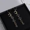 Nieuwe Designer Lange Oorbellen voor Vrouw Oorbellen 925 Zilveren Naald Oorbellen Mode-sieraden