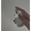 R 2023 Nuova bottiglia di profumo in vetro trasparente vuota rotonda personalizzata da 30 ml 50 ml 100 ml Bottiglie di vetro spray per profumo con tappo