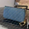 Ladies Fashion Casual Designer Luxury Denim Victorine Zippy Wallet Key Pouch Coin Purse Credit Card Holder Holder Top Mirror Quality M82958 M82957 M82961 M82959 M82960