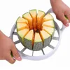 Duże Kuchnia Praktyczne narzędzia Kreatywne arbuz Slicer Melon Cutter Knife 410 Stal nierdzewna owoce do cięcia Slicer 240105