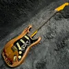 Hot Sell Good Quality SRV、Stevie Ray Vaughan、熟成レリックエレクトリックギター、アルダーボディ、ローズウッドフィンガーボード、6ストリングギターララ、カスタマイズできます