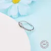 Band Rings ckk Sparkling Herbarium Cluster Ring for Women 925 Sterling Silver Original smycken Anillos Mujer Bague Plata Anell240105