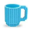 Canecas Build-On Brick Caneca DIY Bloco Engraçado Portátil Criativo Café Drinkware Presentes de Aniversário para Amigos