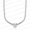 2024 S925 Silver Pendant Necklaces for Women Designer Jewelry Original DIY Fit Pandoras Moments Snake Chain Necklace Fashion Clavicle Ch 4489