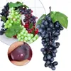 Decorative Flowers Artificial Fruit Grape Food Lifelike Simulated Simulation Skewers Fake Fruits Plant Grapes Table Game Toy Prop Decor