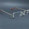 16% zniżki na okulary przeciwsłoneczne przezroczyste oko oka dla mężczyzn bez obręczy przezroczyste męskie projektant marki optycznej ramy komputerowe okulary carter szklanki nowe