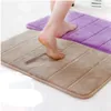 Tapis de bain Accueil Cuisine Salle de bain Tapis de porte Chambre Plancher Corail Polaire Mousse à mémoire de forme Forte Absorbante Tapis antidérapant Étape