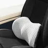 Дышащая хлопковая подушка с эффектом памяти для физиотерапии, поясничная подушка для автомобильного сиденья, поясничная подушка для поддержки боли в талии, кровать, диван, офисный сон 240105