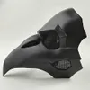 Corvo Reaper Nevermore Pelle Maschere nere Reaper Medico della peste Maschera Uccelli Naso lungo Punk Corvo Retro Rock Cool OW PVC Tipo Maschera punk2727