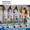 ZONESUN Vibratory Weigh Filler Automatic Particle Filling Machine Granule Packaging Equipment Nuts Seeds Packing ZS-GW5