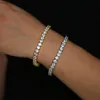 Charm Bracelets New Arrived Mens Iced Out Tennis Bracelet With Cz Round Square Cut Hip Hop Men Jewelry Drop Women Husband Gift Deliver Dh7Ch