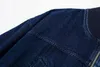 Sltnx Patchwork Bombacı Denim Ceketler Kadınlar İçin 2023 Şık Stand Yakası ön fermuarları ceket bayanlar uzun kollu gevşek dış giyim 240106