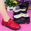 Vintage Atmungsaktive Frauen Sommer Schuhe Lace Up Plattform Faulenzer Mode Leder Hohl Slip-On Casual Mom Schuh Zapatos Mujer 240105