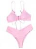 Damen-Bikini-Set mit Blumendruck und hoher Taille, Vintage-Bralette mit Rüschen, Badeanzug, Strandurlaub, modischer zweiteiliger Badeanzug, Retro 240105