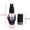 8 ml personnalisé forme de crâne rechargeable portable vide bouteille de parfum en verre voyage mini pression vaporisateur bouteille de parfum nouveau 230106
