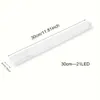 30cm/11.81inch Motion Sensor Closet Light With Magnetic Strip, LED USB Operated Under Cabinet Light, Stick-On Anywhere Night Light Bar For Wardrobe, Cupboard, Kitchen.